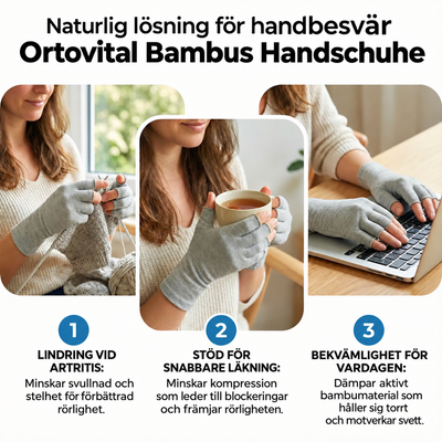 Ortovital Handskar Bambu