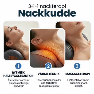 Ortovital Nackkudde 3-i-1